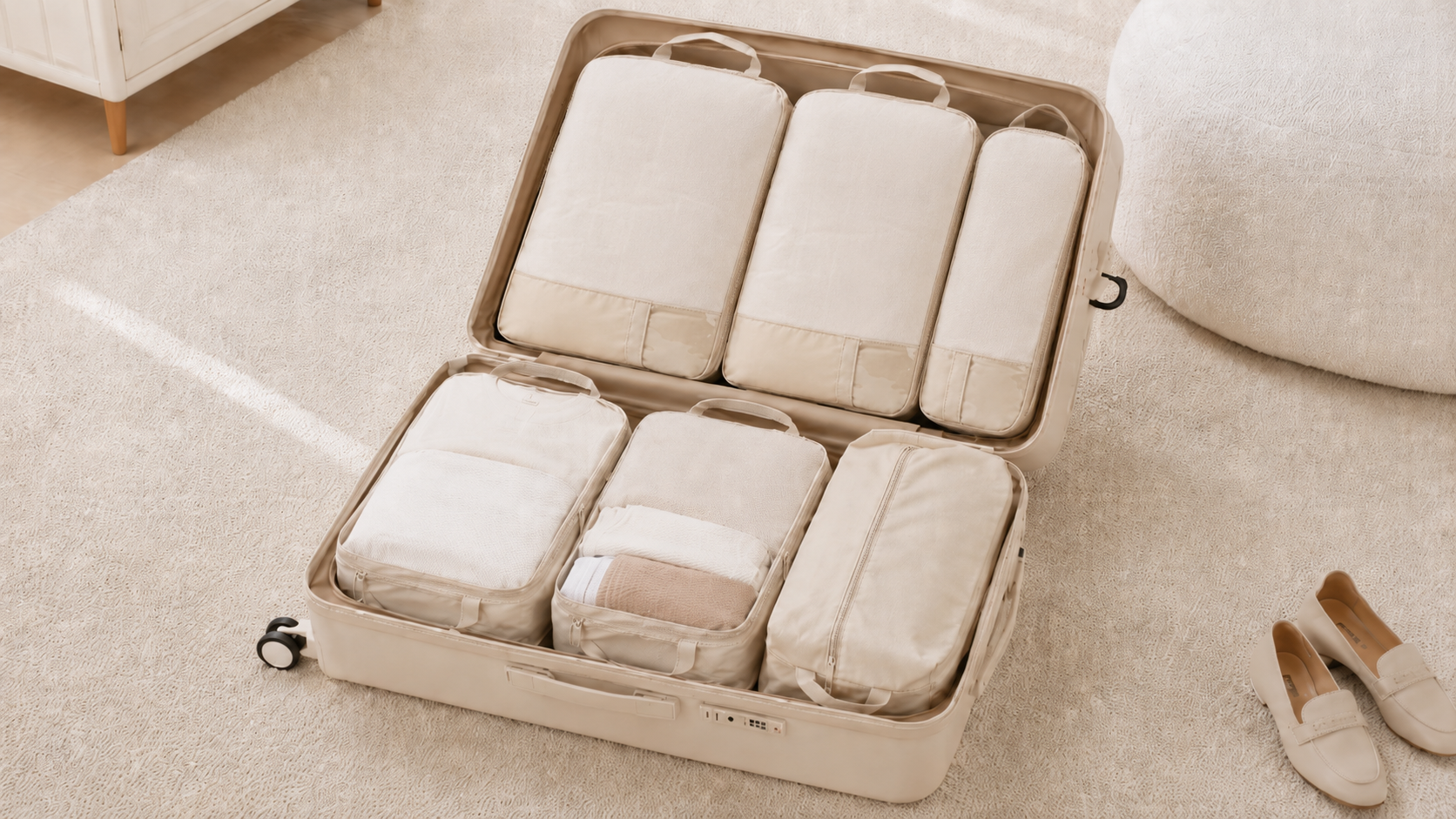 6-Piece Compression Packing Cube Set