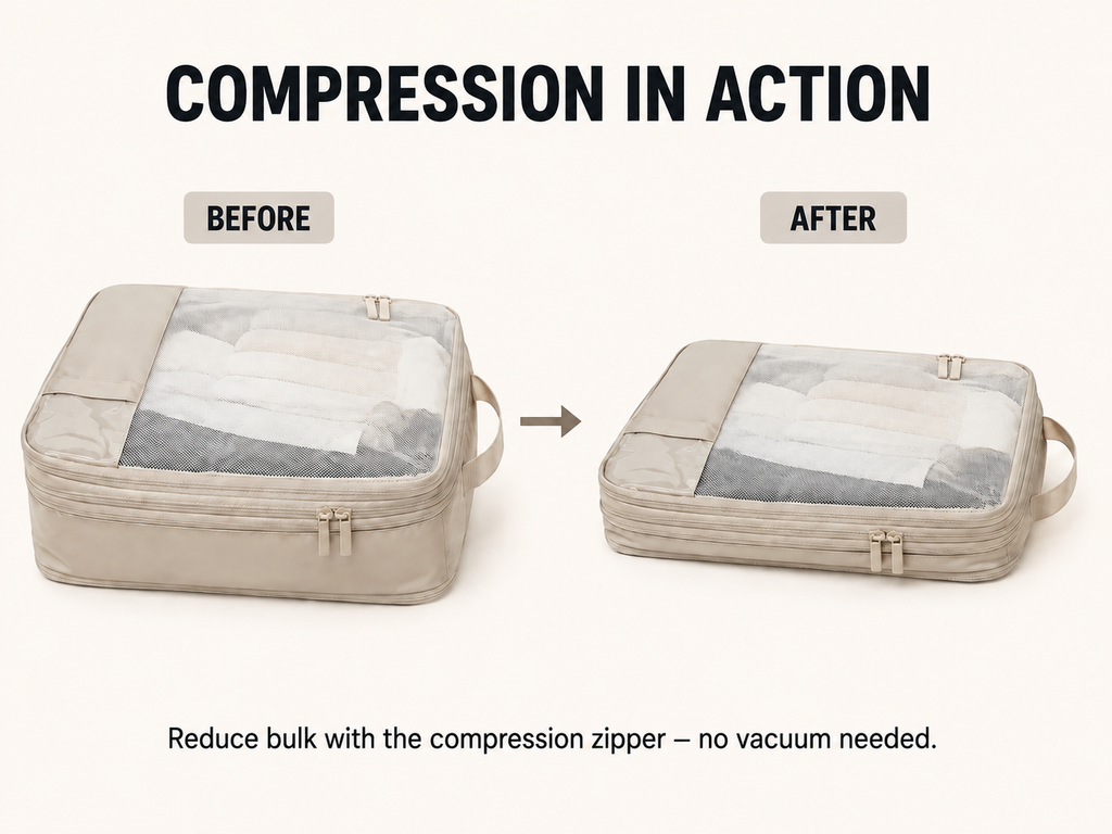 6-Piece Compression Packing Cube Set