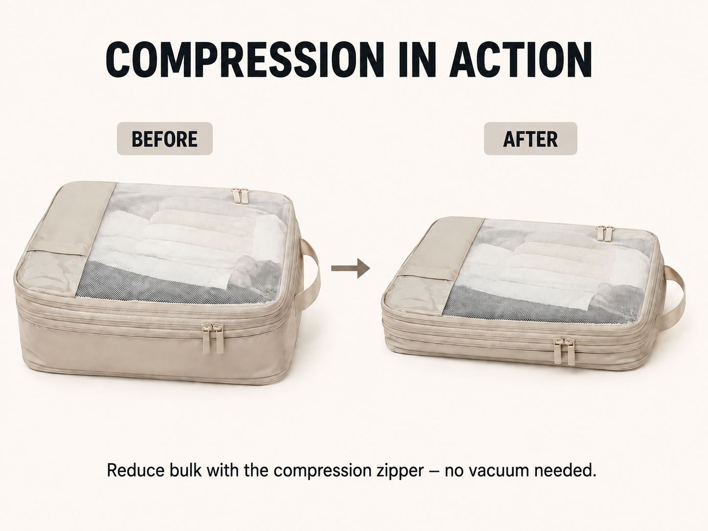6-Piece Compression Packing Cube Set