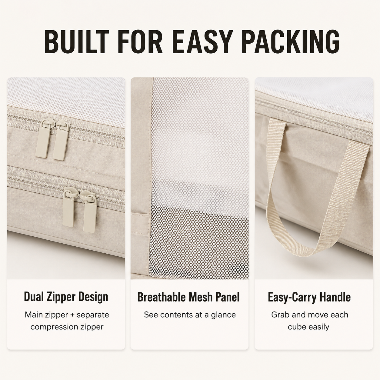 6-Piece Compression Packing Cube Set